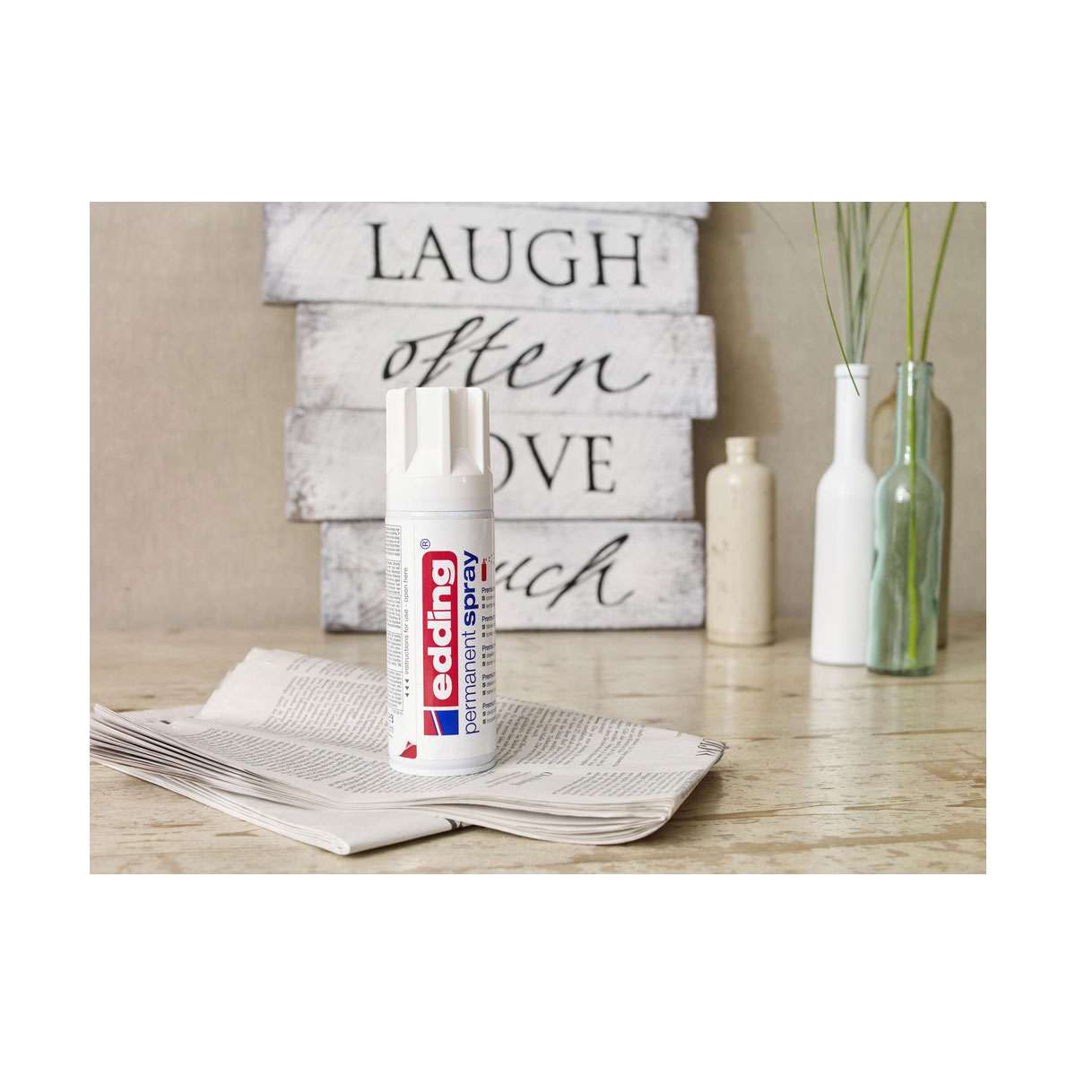 Edding  Spray 5200 verkehrsweiß seidenmatt Bild 4