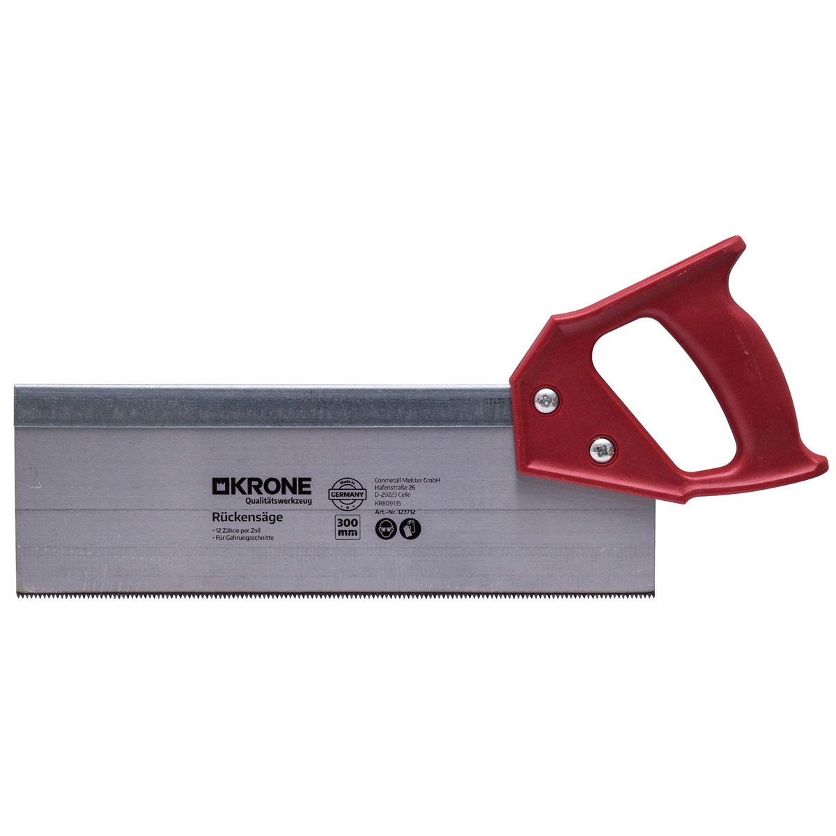 Krone  Rückensäge 300 mm Ku gehärtet