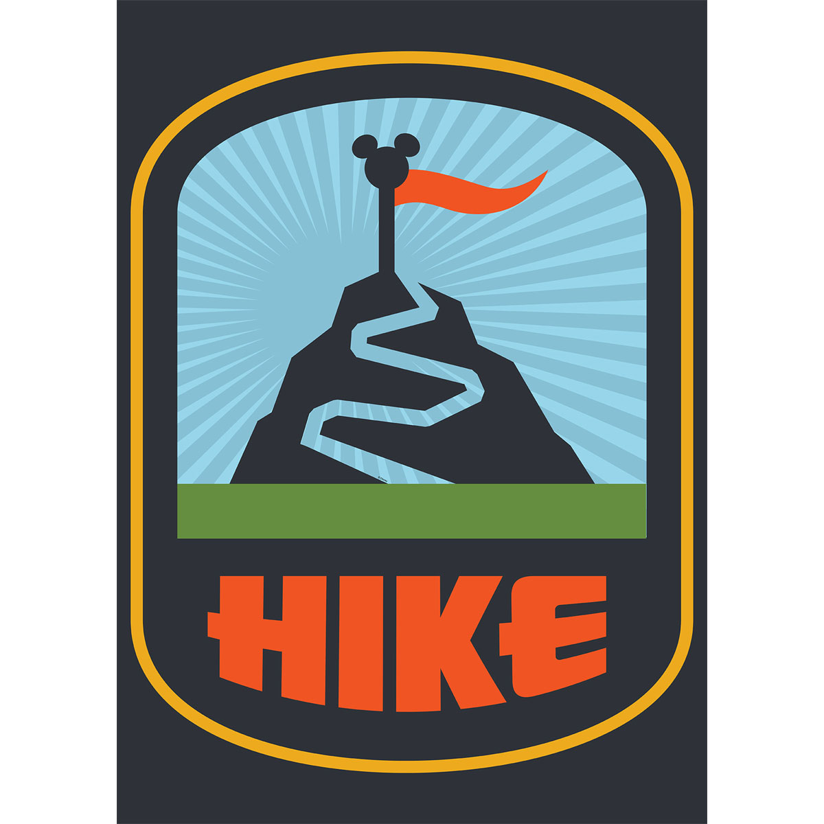 Komar  Wandbild Mickey Mouse Hike 40x50 cm Bild 2