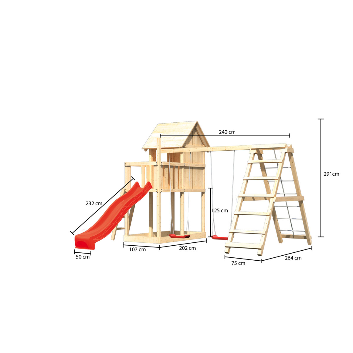 Karibu Spielturm Frieda Bild 8