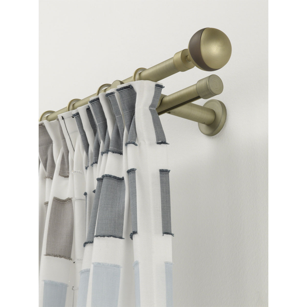 Gardinia Gardinenstange Kira 2-läufig champagner 160 cm Bild 5