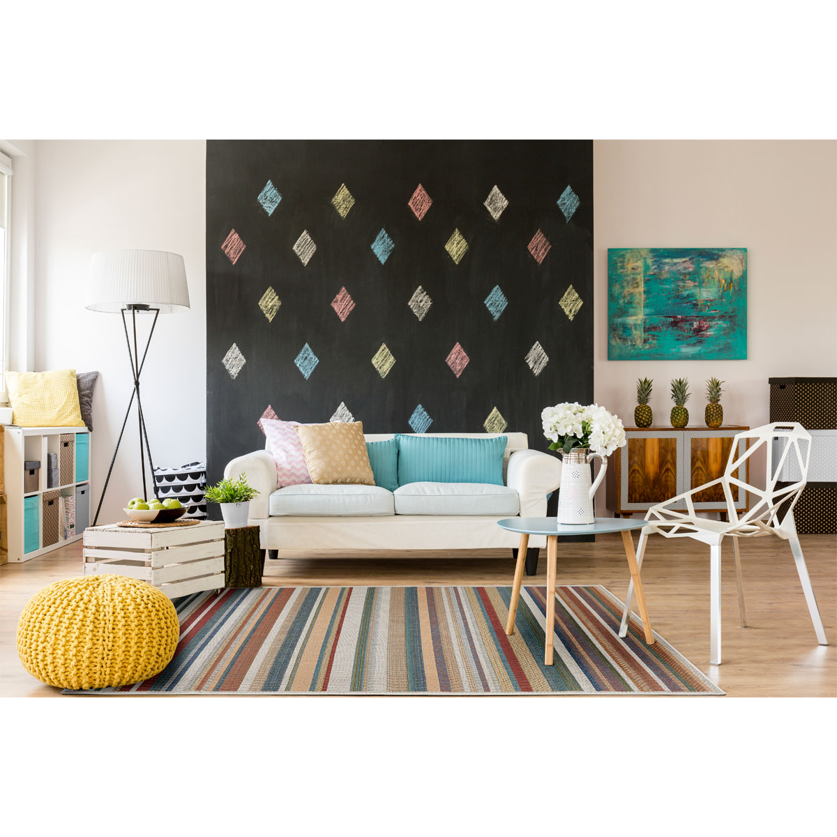 andiamo Teppich Sedona 80x150 cm Streifen multi Bild 3