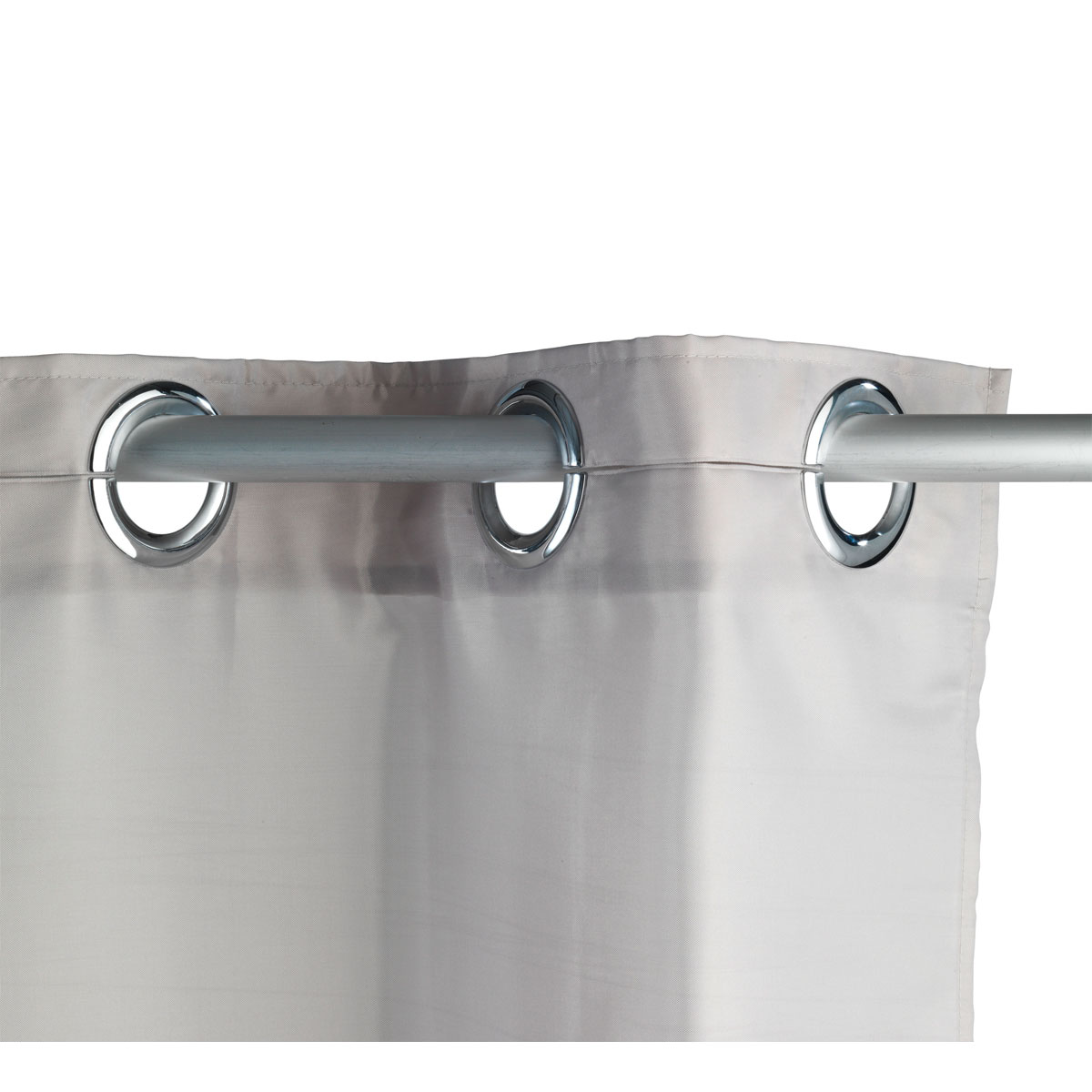 Wenko  Duschvorhang Comfort Flex Taupe Textil Polyester 180 x 200 cm waschbar Bild 5