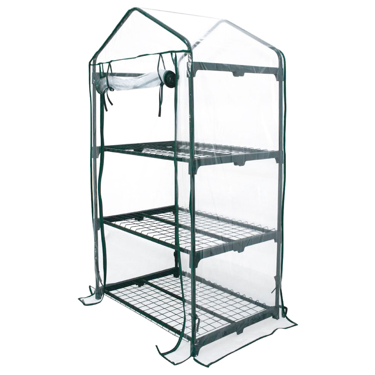 Wingart Mini-Foliengewächshaus 3 Etagen 69 x 128 x 49 cm