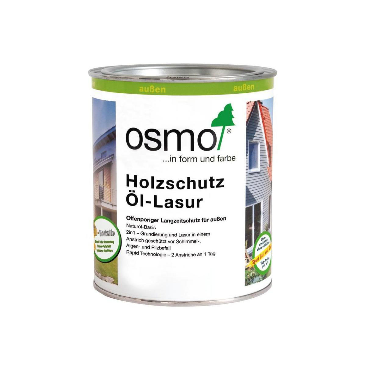 Osmo Holzschutz Öl-Lasur Weiß 750ml