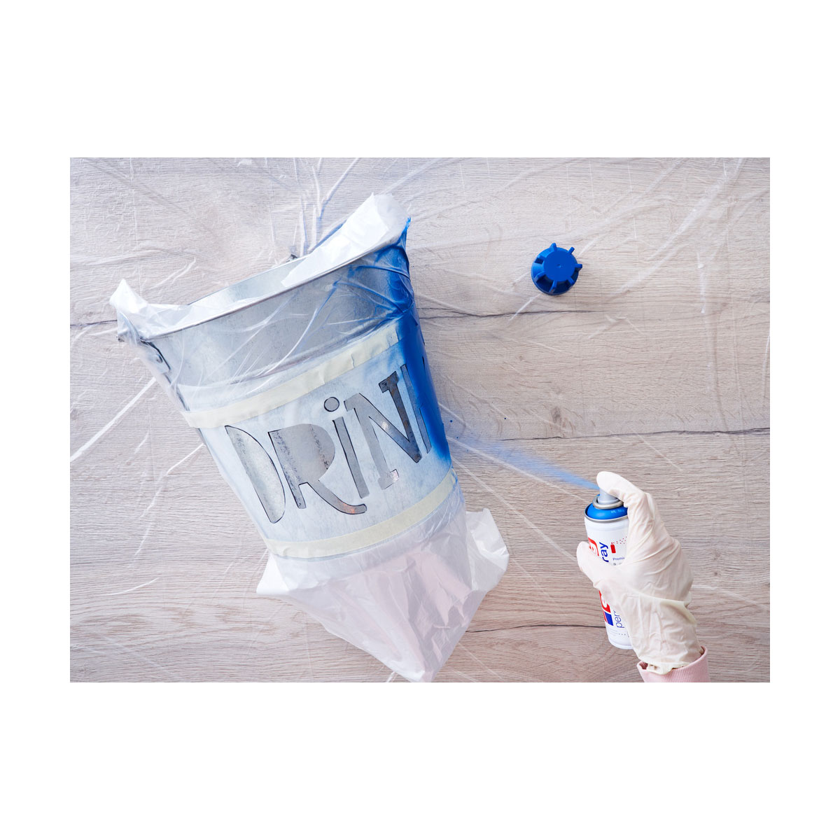 Edding  Spray 5200 enzianblau seidenmatt Bild 4