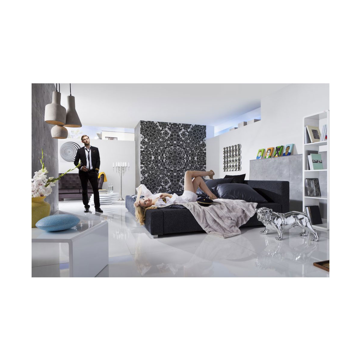 Komar  Vlies Fototapete Urban Structure 250x250 cm