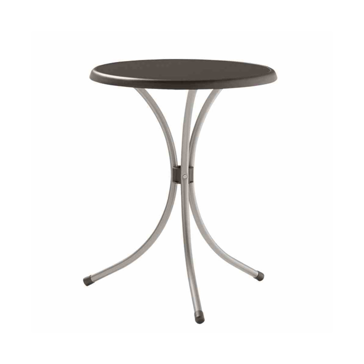 Bistrotisch mit Dekorplatte 60 x 72 cm graphit