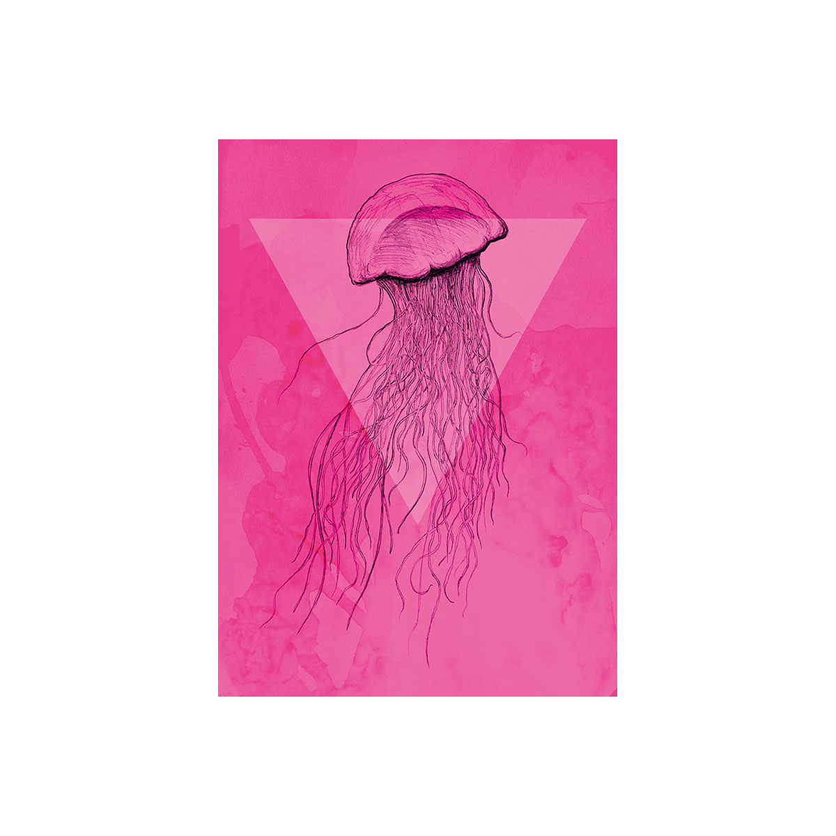 Komar  Wandbild Jellyfish Pink 30x40 cm Bild 2