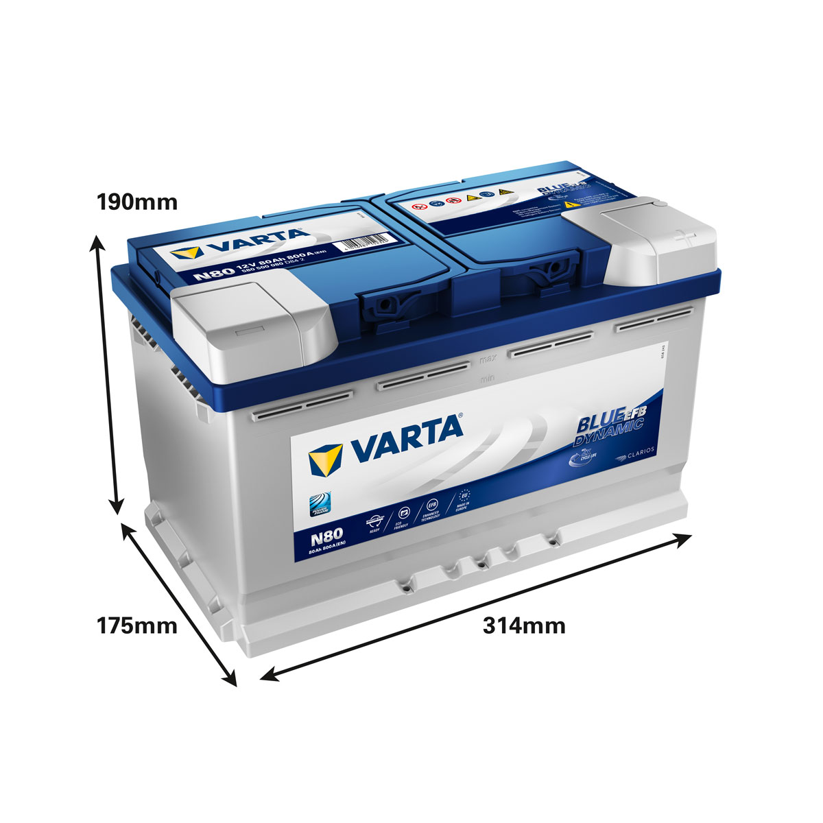 Varta Blue Dynamic N80 Bild 7