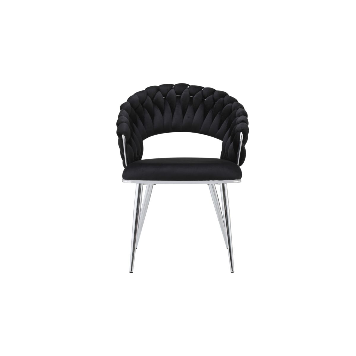 Stuhl Finesse 125 2er-Set schwarz silber