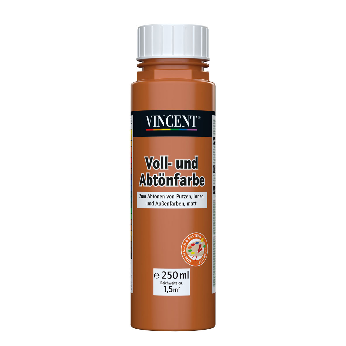 Vincent Voll- und Abtönfarbe terracotta 0,25 L Bild 1