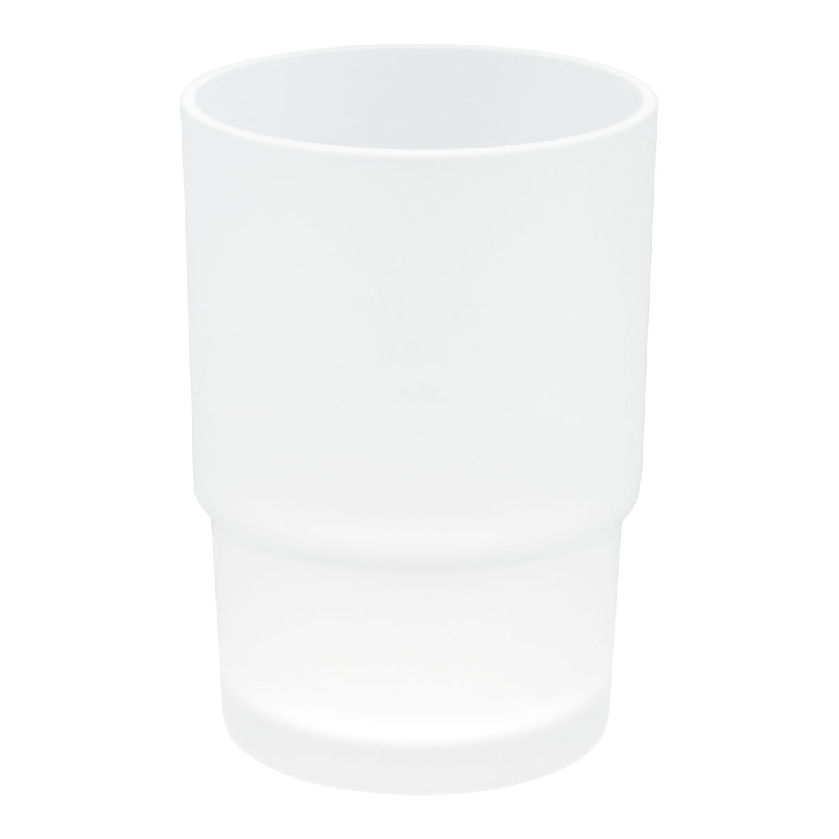 Tesa Ersatzglas für Zahnputzbecher weiß