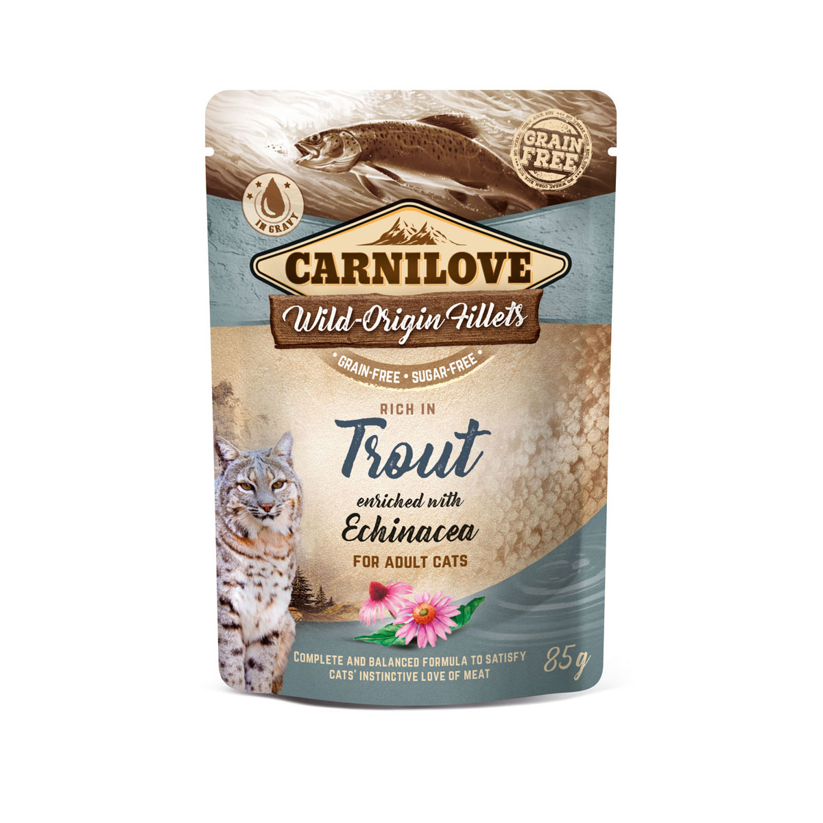 CARNILOVE Trout with Echinacea 85g