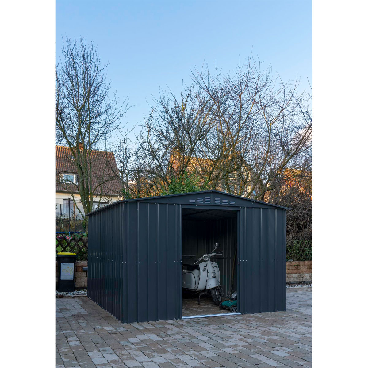 Globel Gerätehaus Dream 8,8m² anthrazit Bild 4