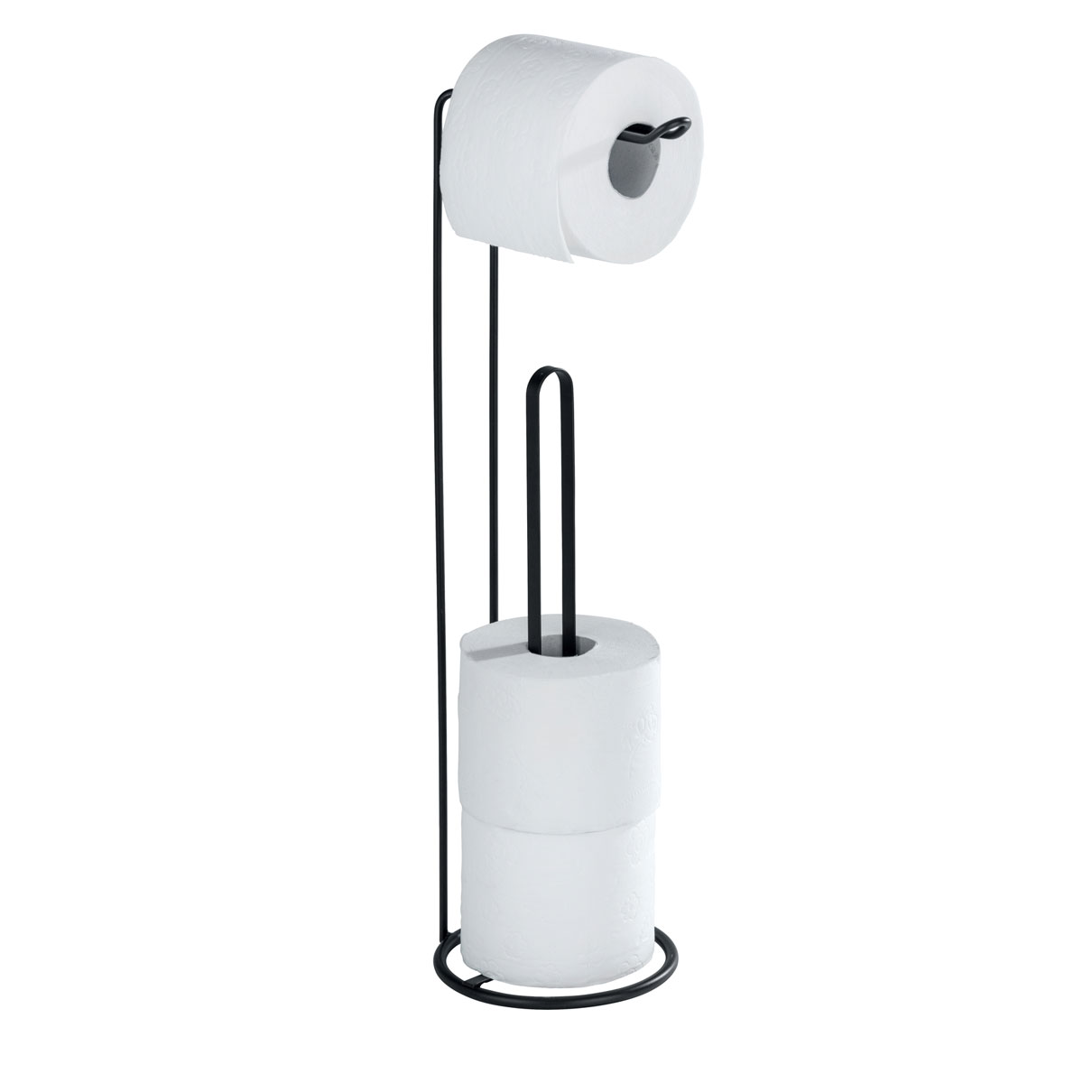 Wenko Stand Toilettenpapierhalter 2 in 1 Lugano Bild 1