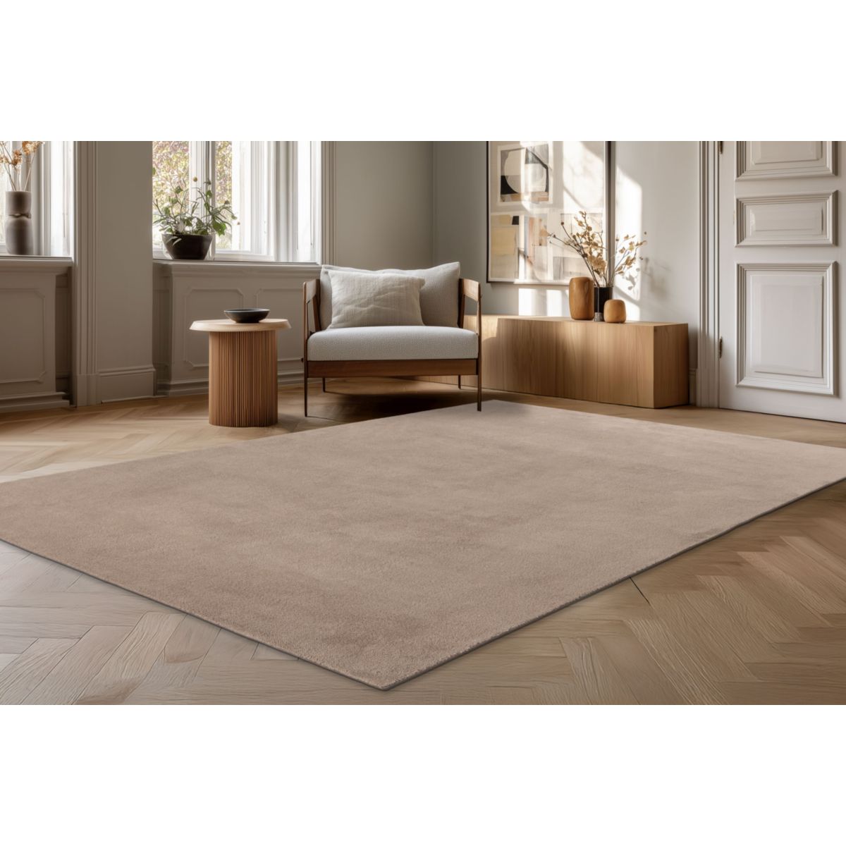 Earthquake 225 Taupe 120 x 160 cm Bild 3