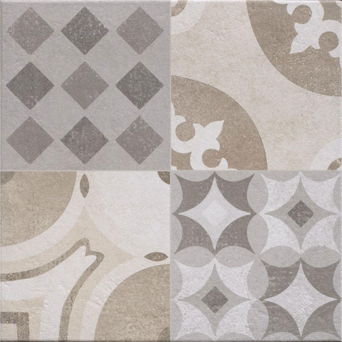 Dekorfliese Patchwork 34 x 34 cm Bild 1