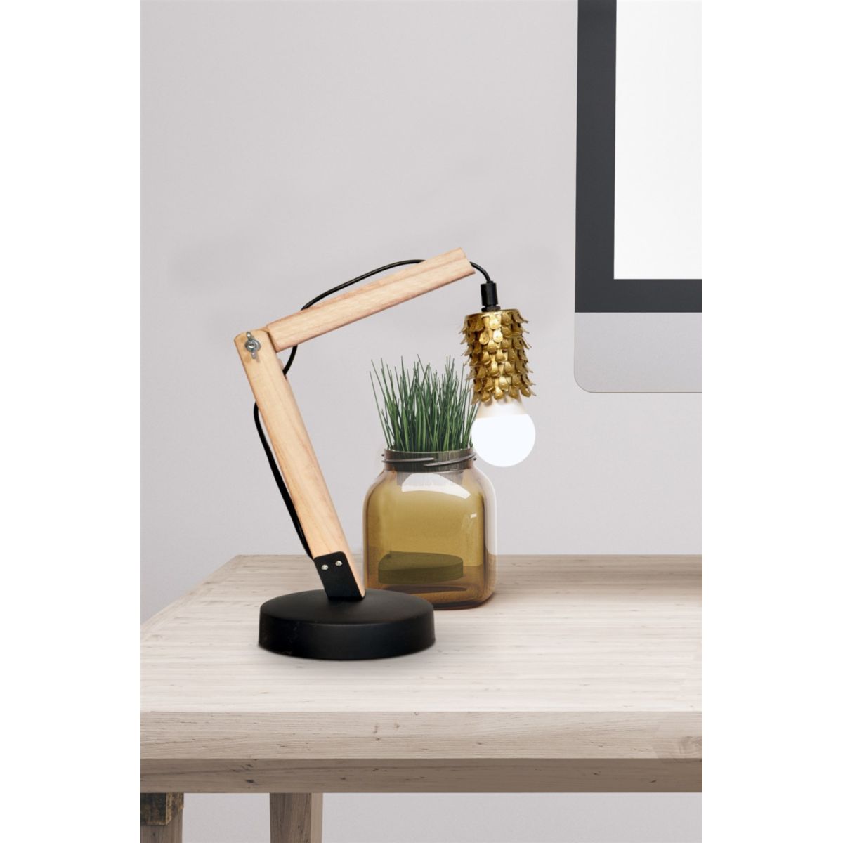 Tischlampe Rossa IV messing Bild 2