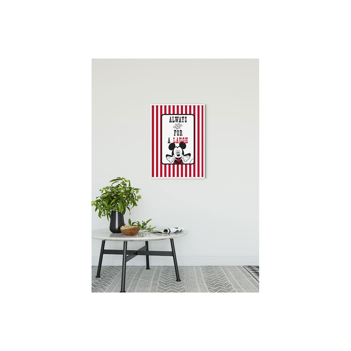 Komar  Wandbild Mickey Mouse Laugh 40x50 cm