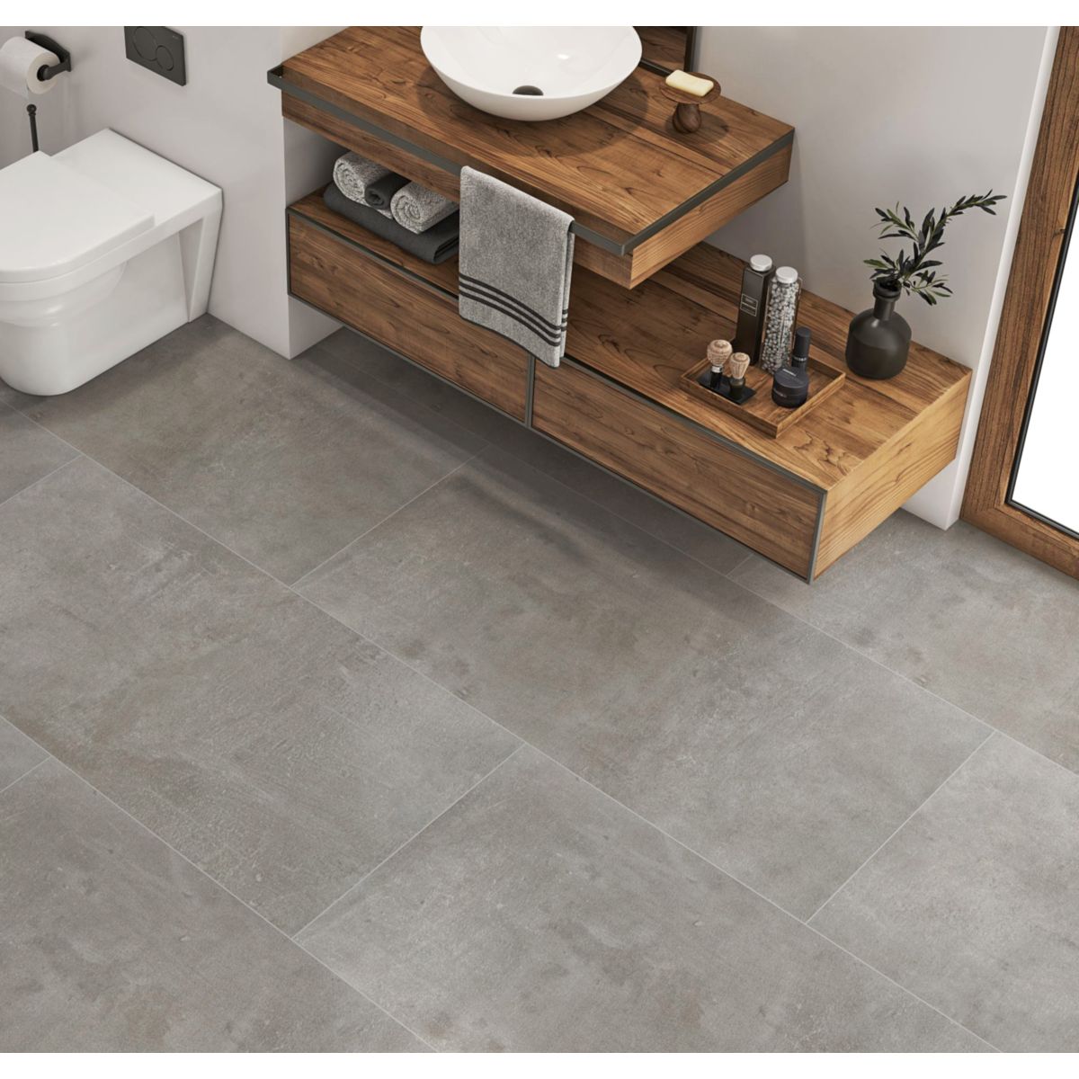 Feinsteinzeug Urbon Pro grey ca. 80 x 80 cm Bild 5