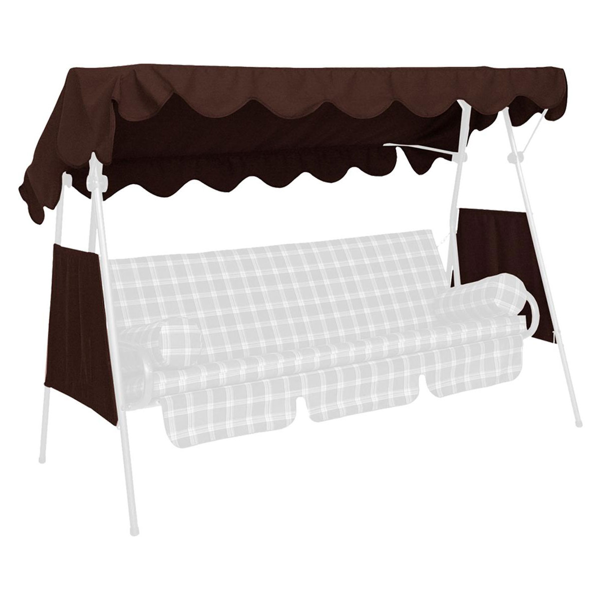 Angerer Freizeitmöbel GmbH Sonnendach „PE“ 200x120 cm, braun Bild 1