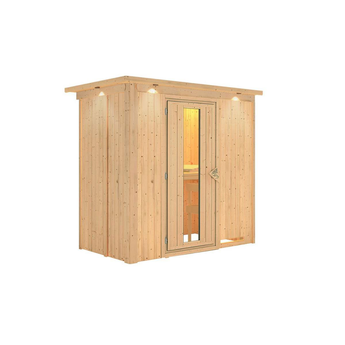 Karibu Variado Fronteinstieg ohne Zubehör mit Kranz Energiespartür Bild 2