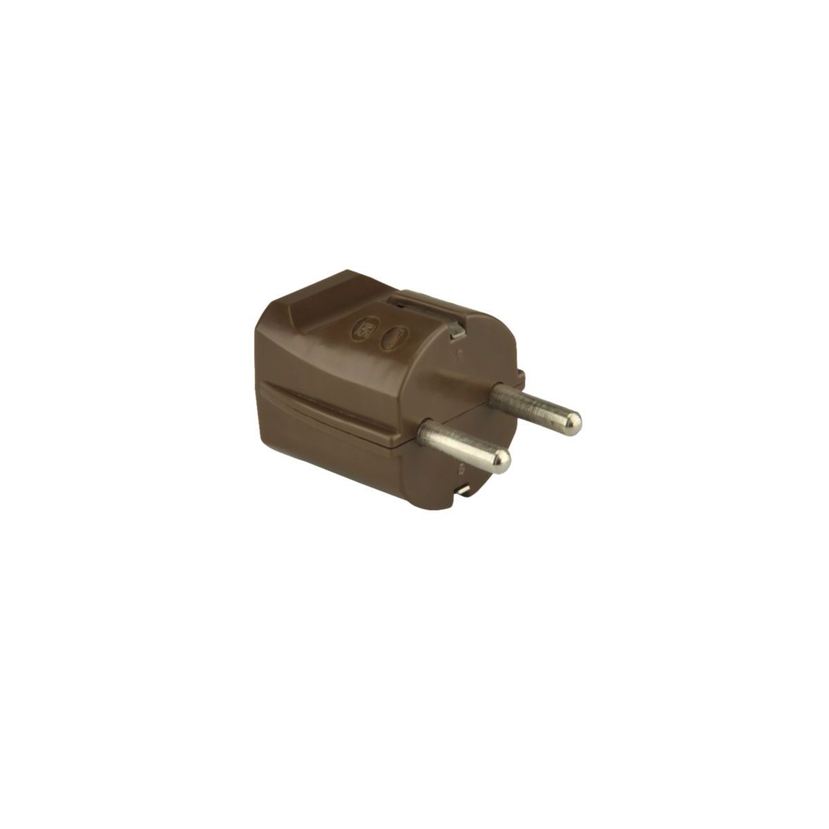 Unitec Schuko-Kupplung PVC mit Knickschutz grau