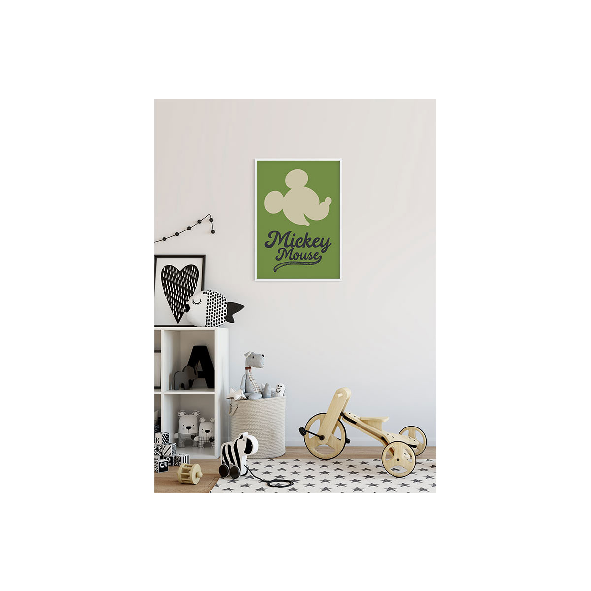 Komar  Wandbild Mickey Mouse Green Head 50x70 cm Bild 5