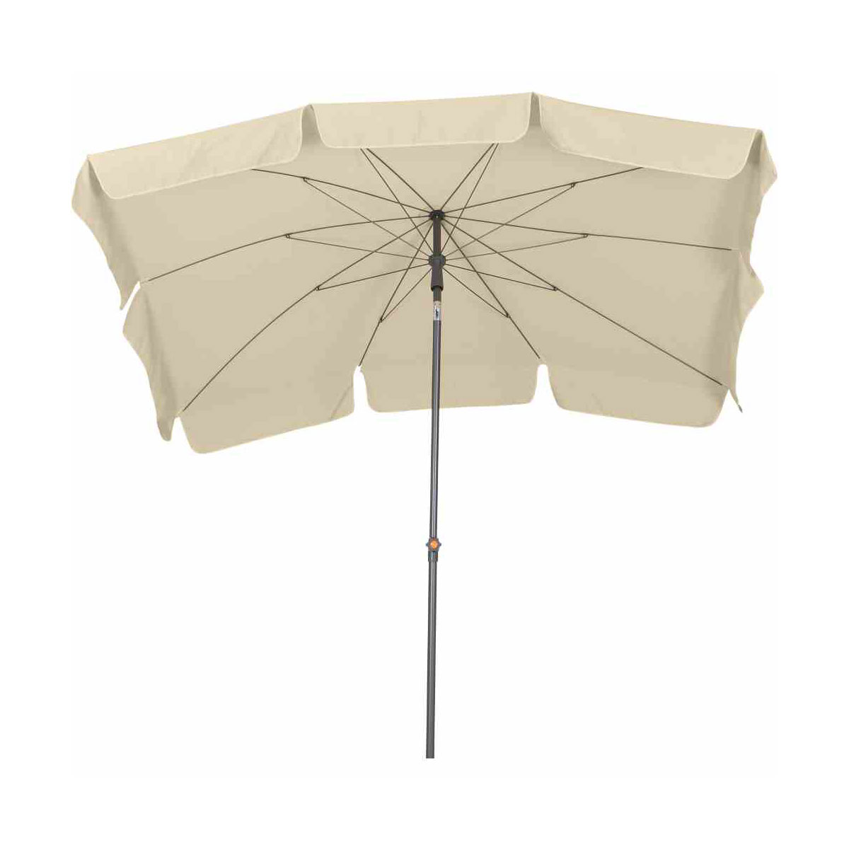 Siena Garden Mittelstockschirm Tropico 210 x 140 cm natur Bild 3