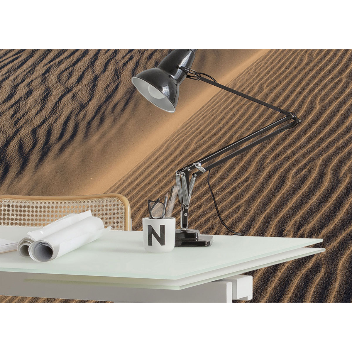 Komar  Vlies Fototapete Glowing Lines 450x280 cm Bild 3