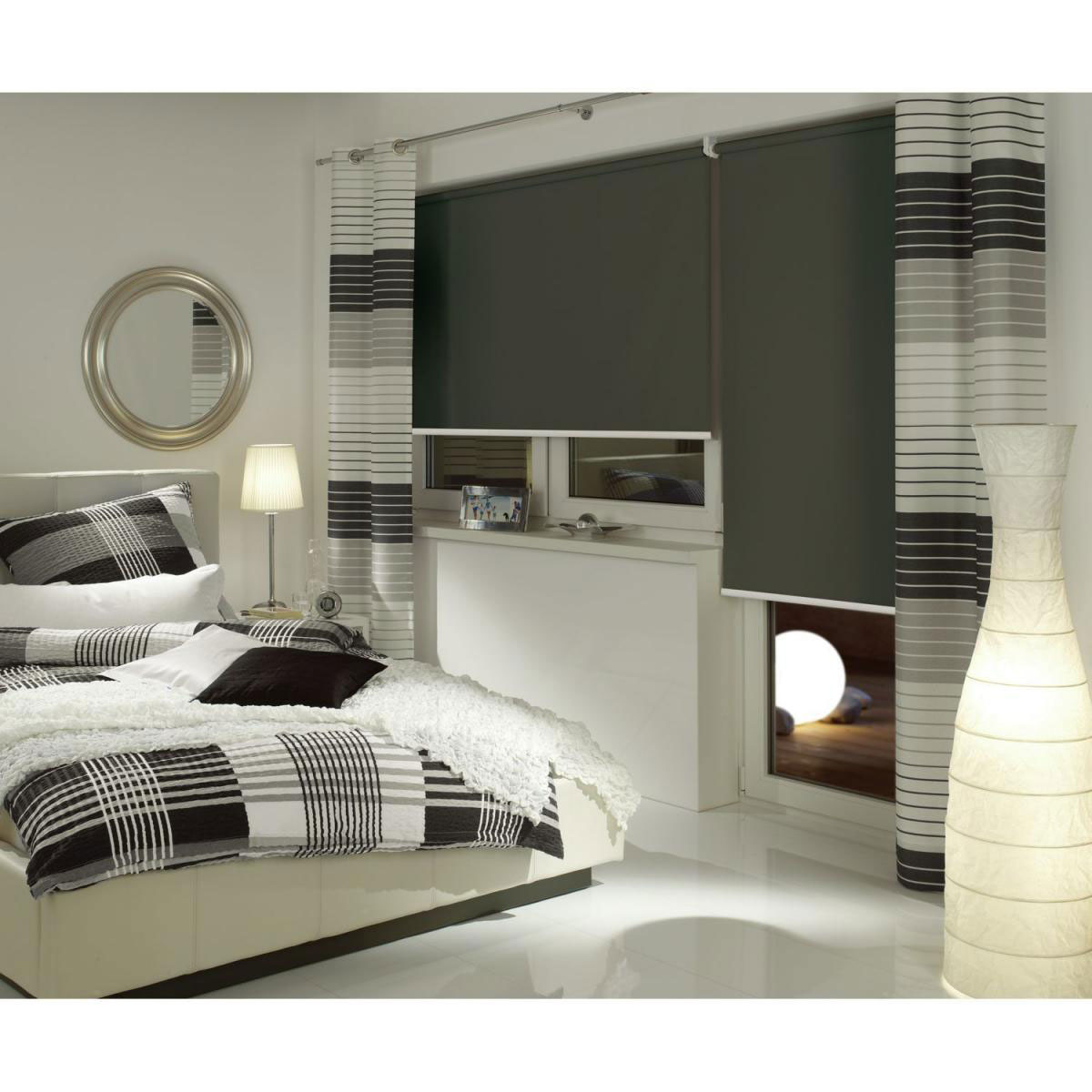 Gardinia Seitenzug-Rollo 112 x 180 cm grau Bild 2