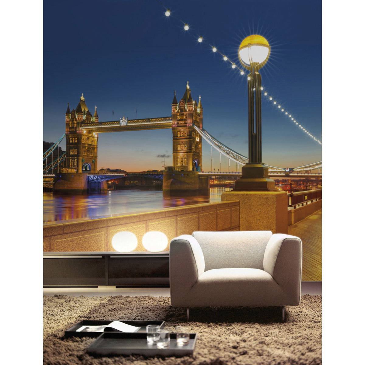 Komar  Papier Fototapete Tower Bridge 368x254 cm