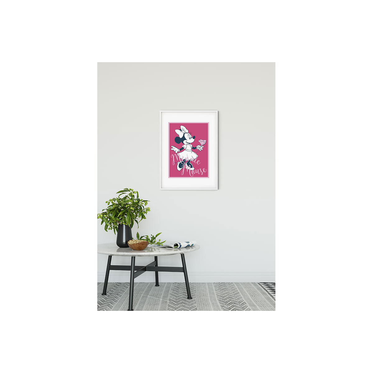 Komar  Wandbild Minnie Mouse Girlie 30x40 cm