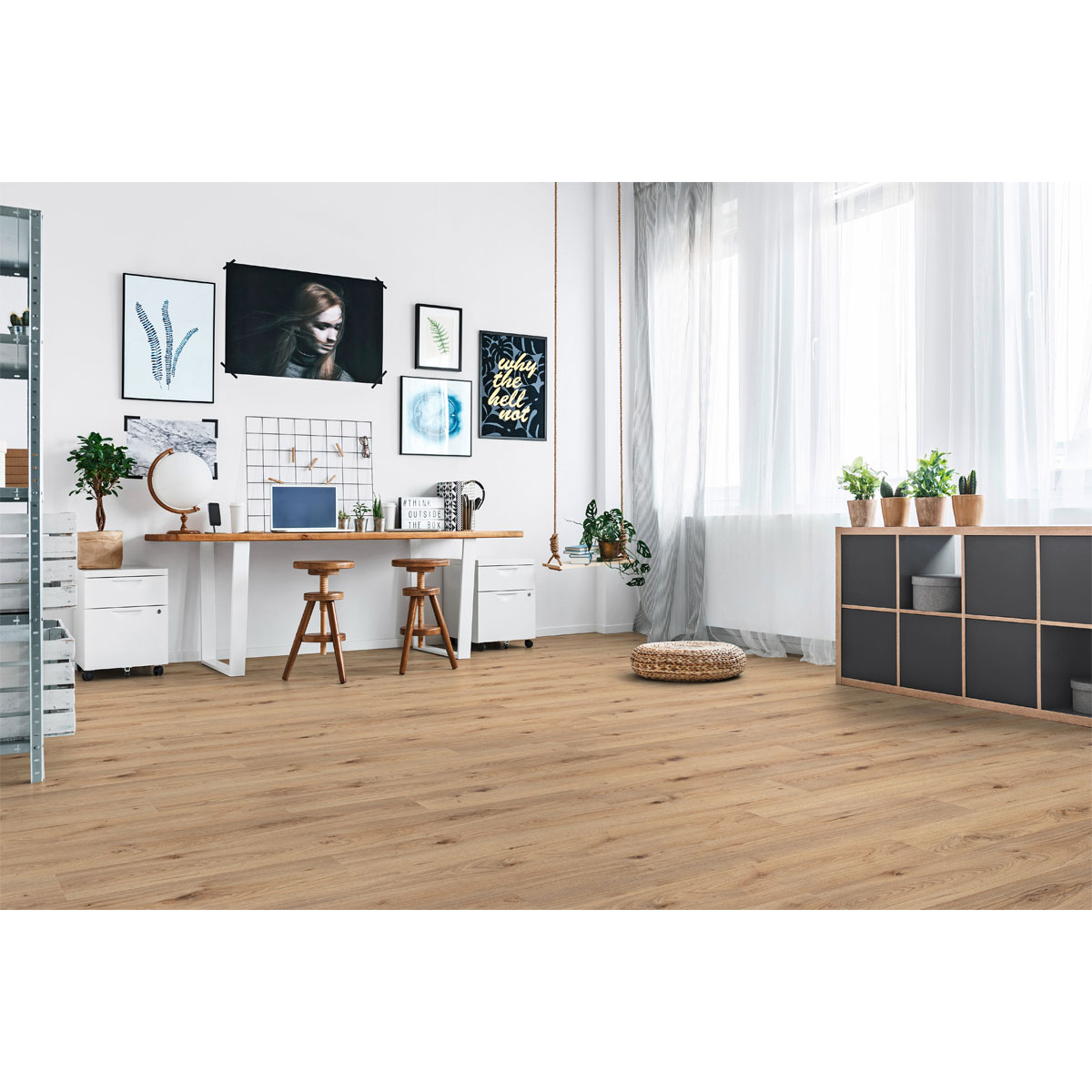 Basic Laminatboden Eiche Silent 138 x 19,3 cm Bild 6