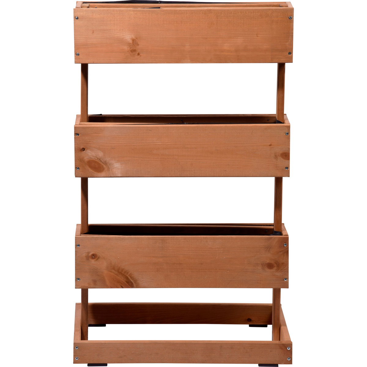 dobar Vertikalbeet 49,5 x 78 x 30 cm braun Bild 3