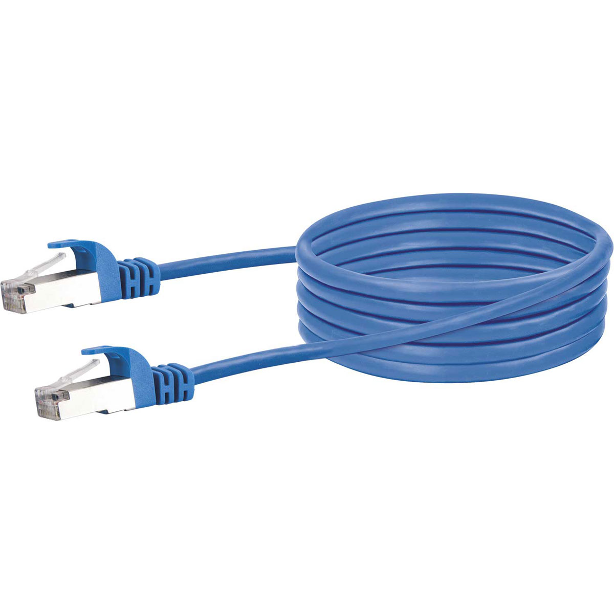 Schwaiger Netzwerkkabel CAT6 250Mhz 1Gbit/s 1m blau