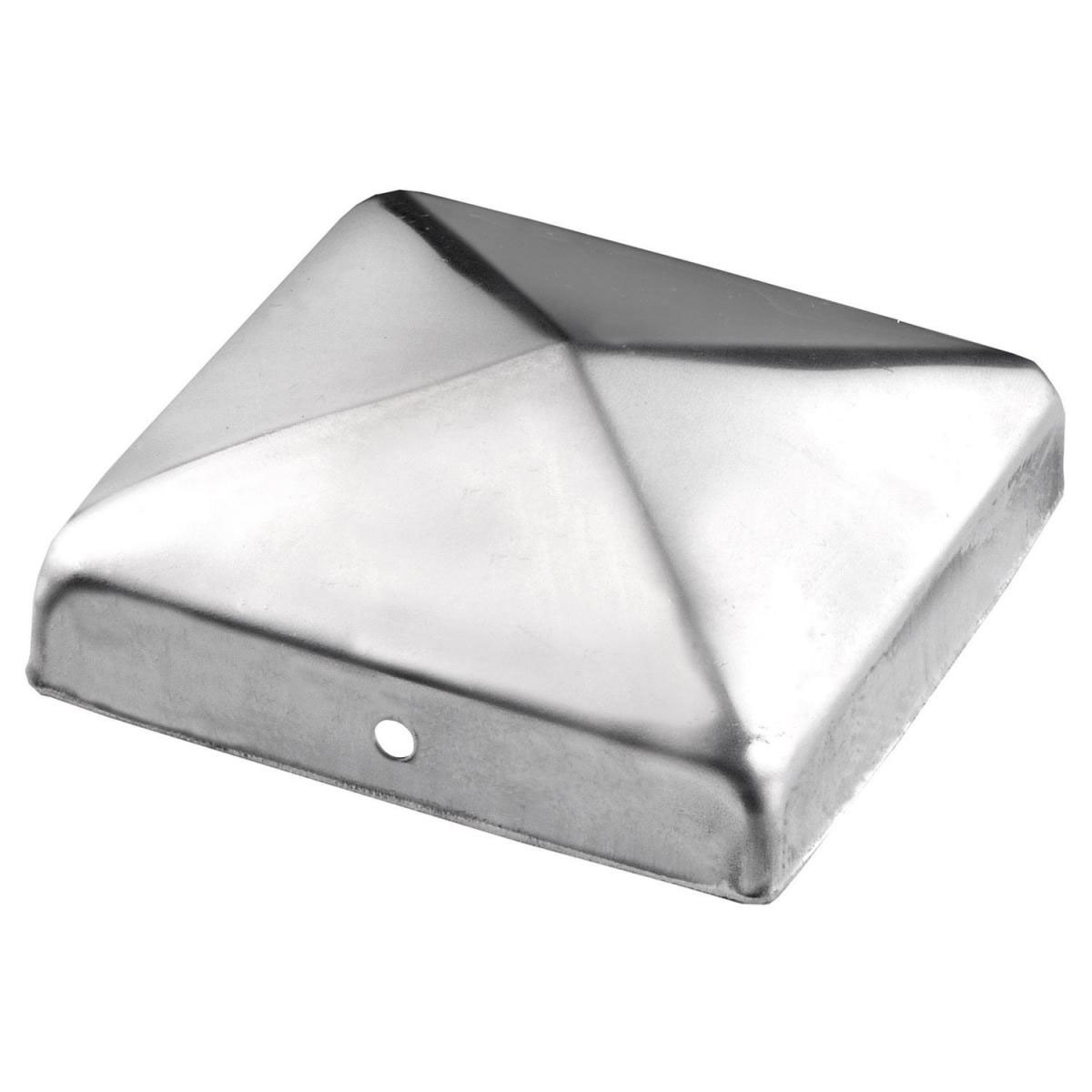 Connex Pfostenkappe Niro ohne Kugel 9 x 9 cm matt