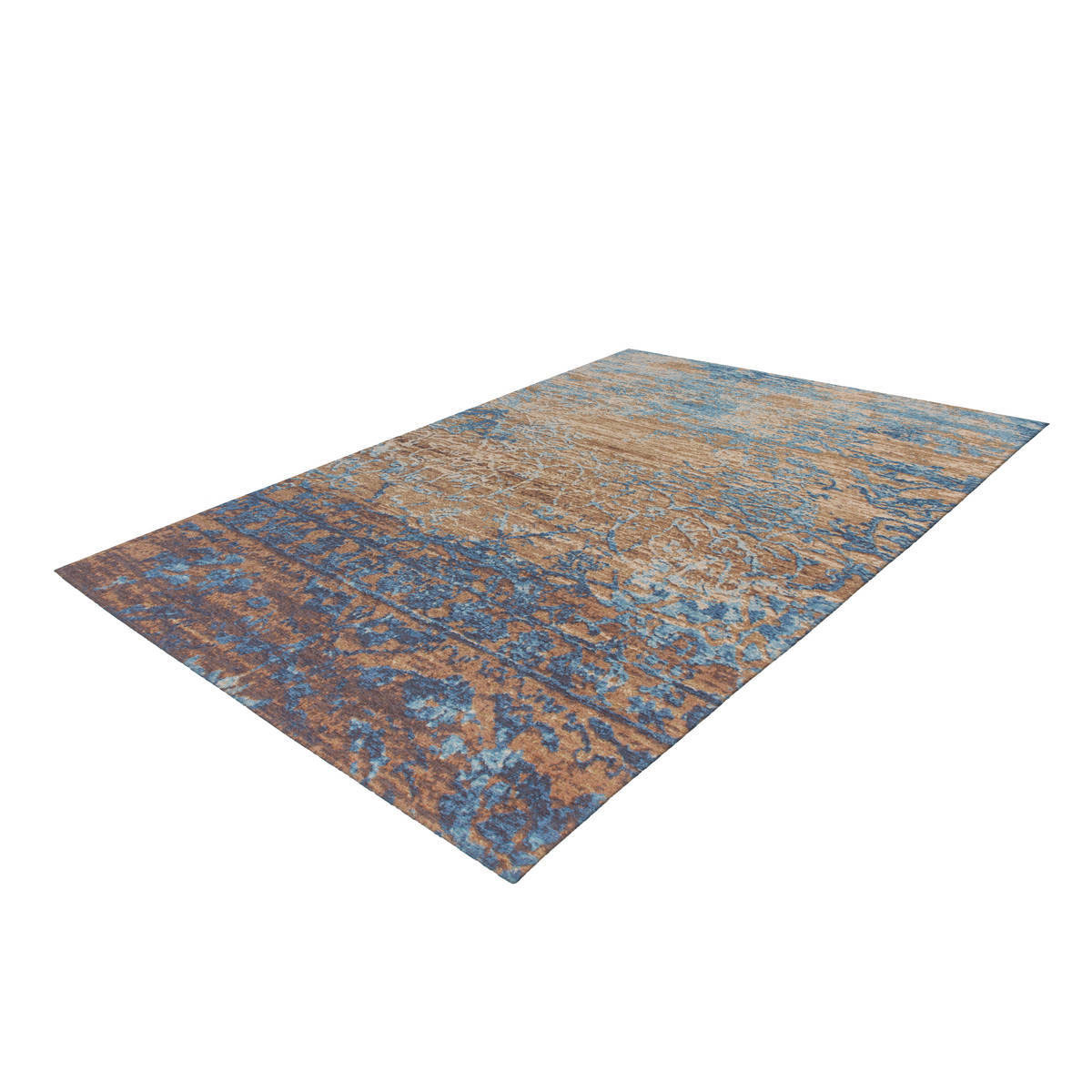 Jacquard-Teppich „Blaze 600“, blau/beige Bild 4