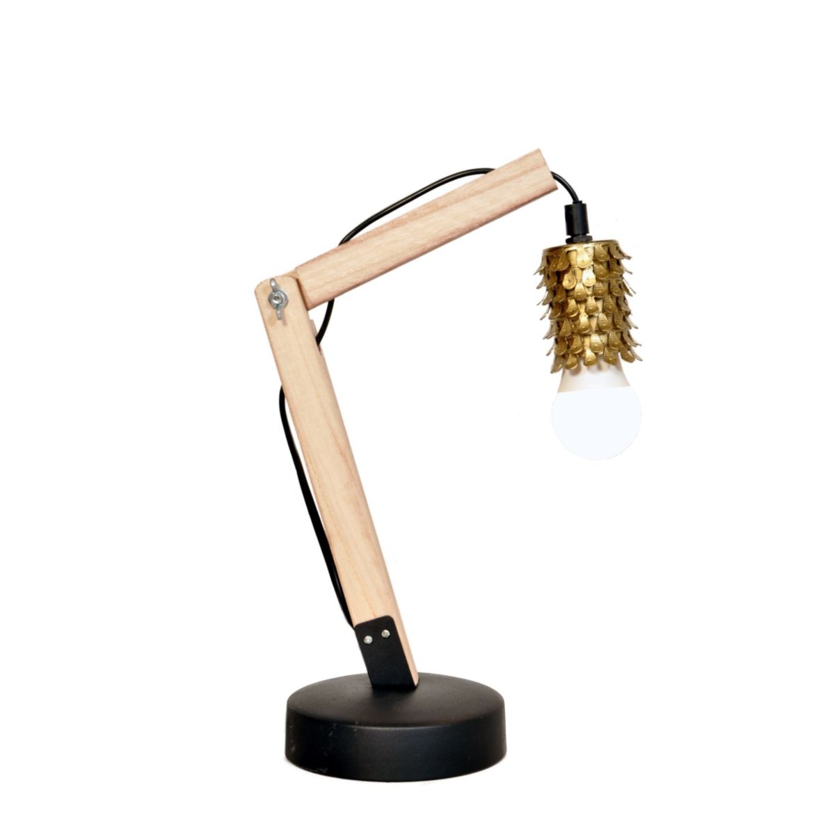 Tischlampe Rossa IV messing