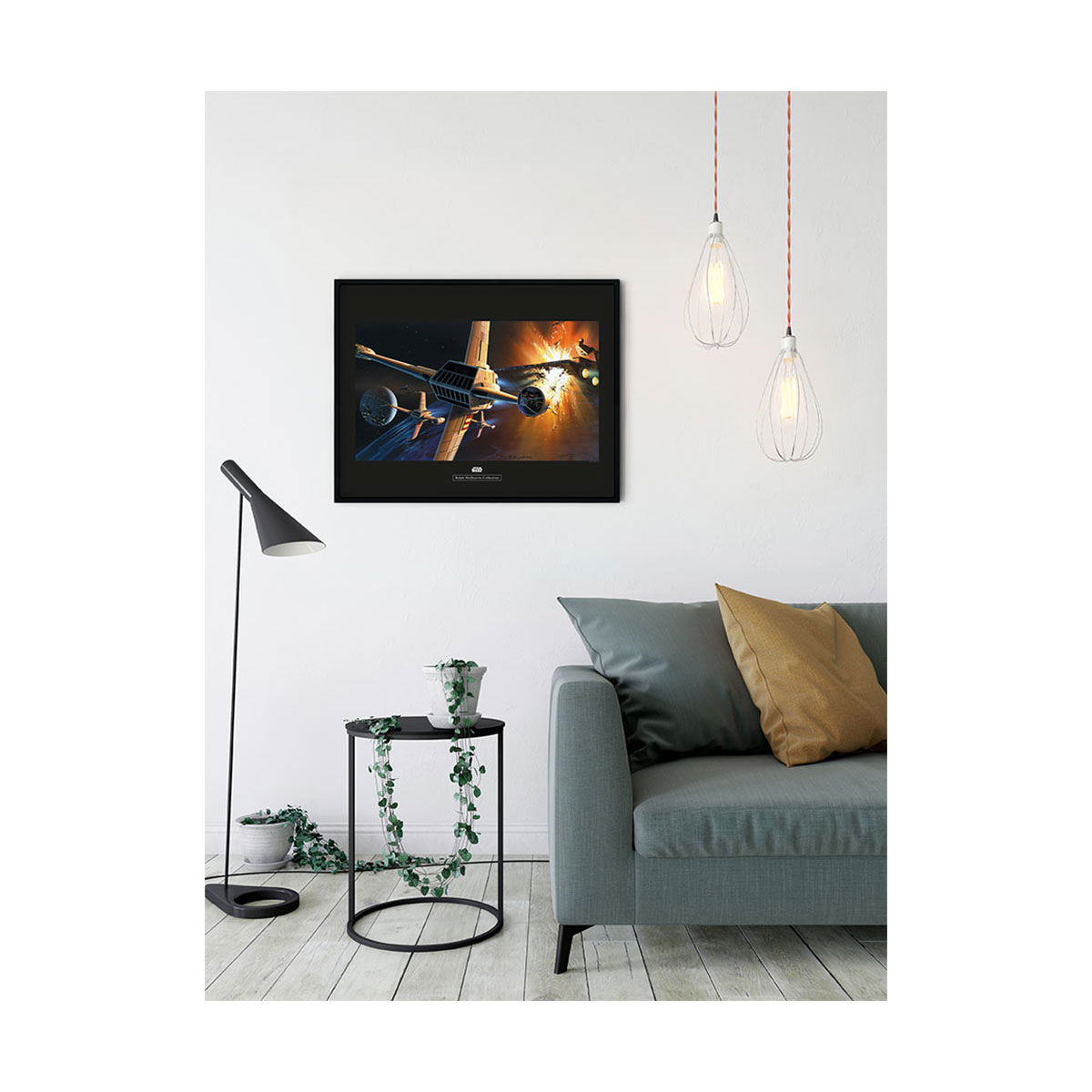 Komar  Wandbild Star Wars Classic Endor Orbit War 50x40 cm Bild 4