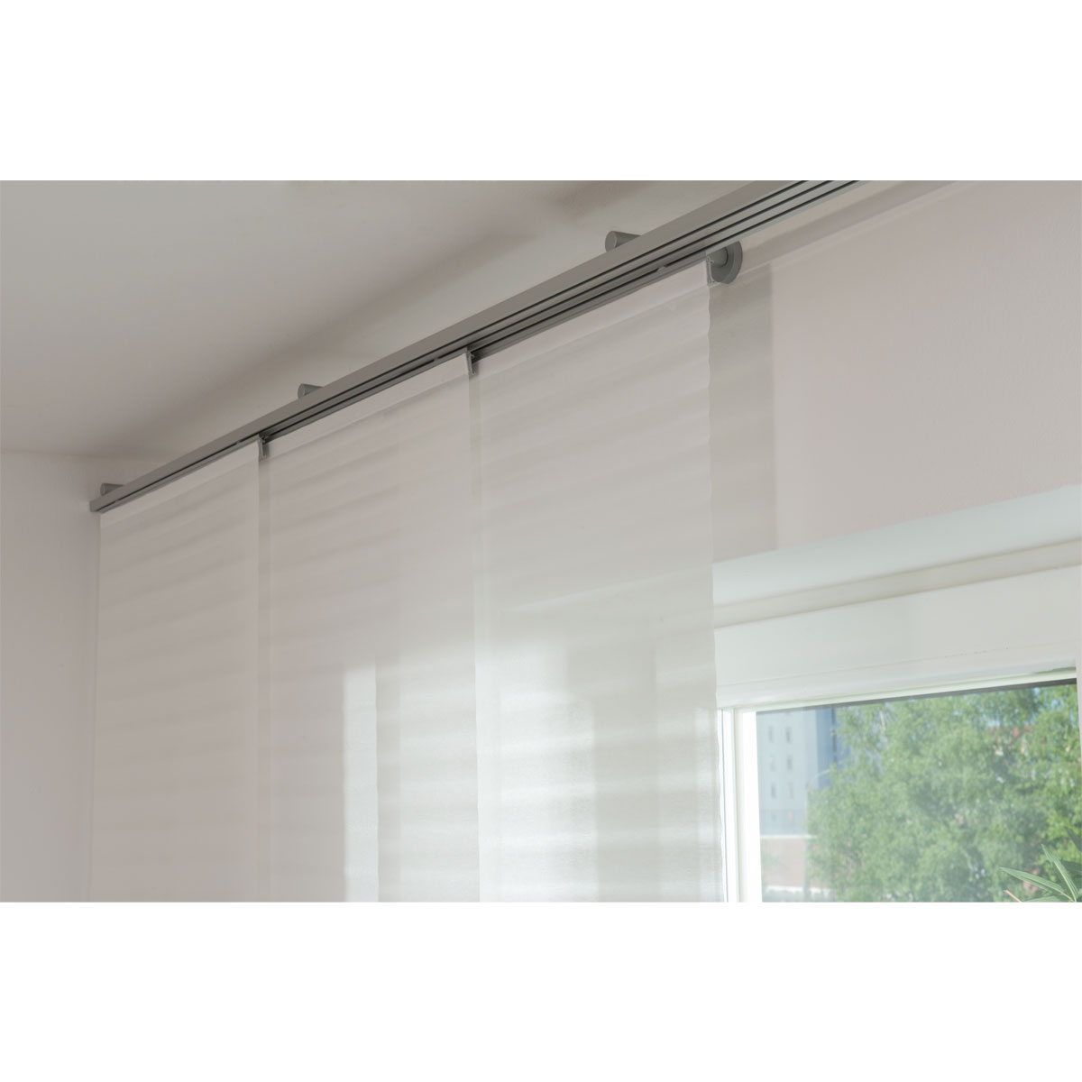 Gardinia Flächenvorhang Flame 300 x 60 cm weiß Bild 5