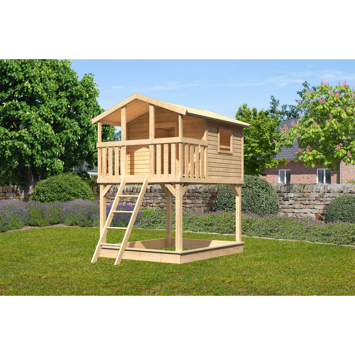 Karibu  Stelzenhaus Benjamin naturbelassen