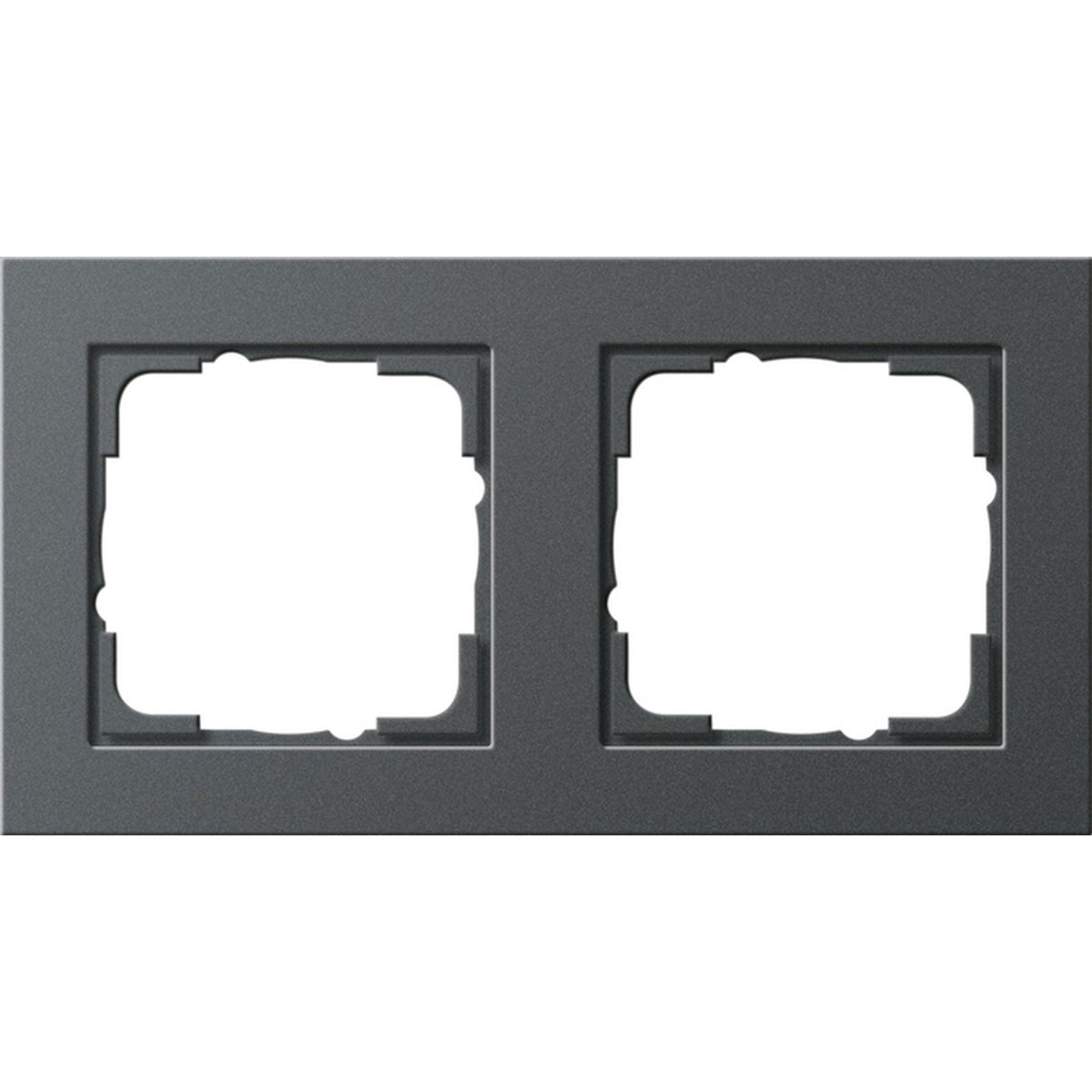Gira Abdeckrahmen E2 2-fach anthrazit