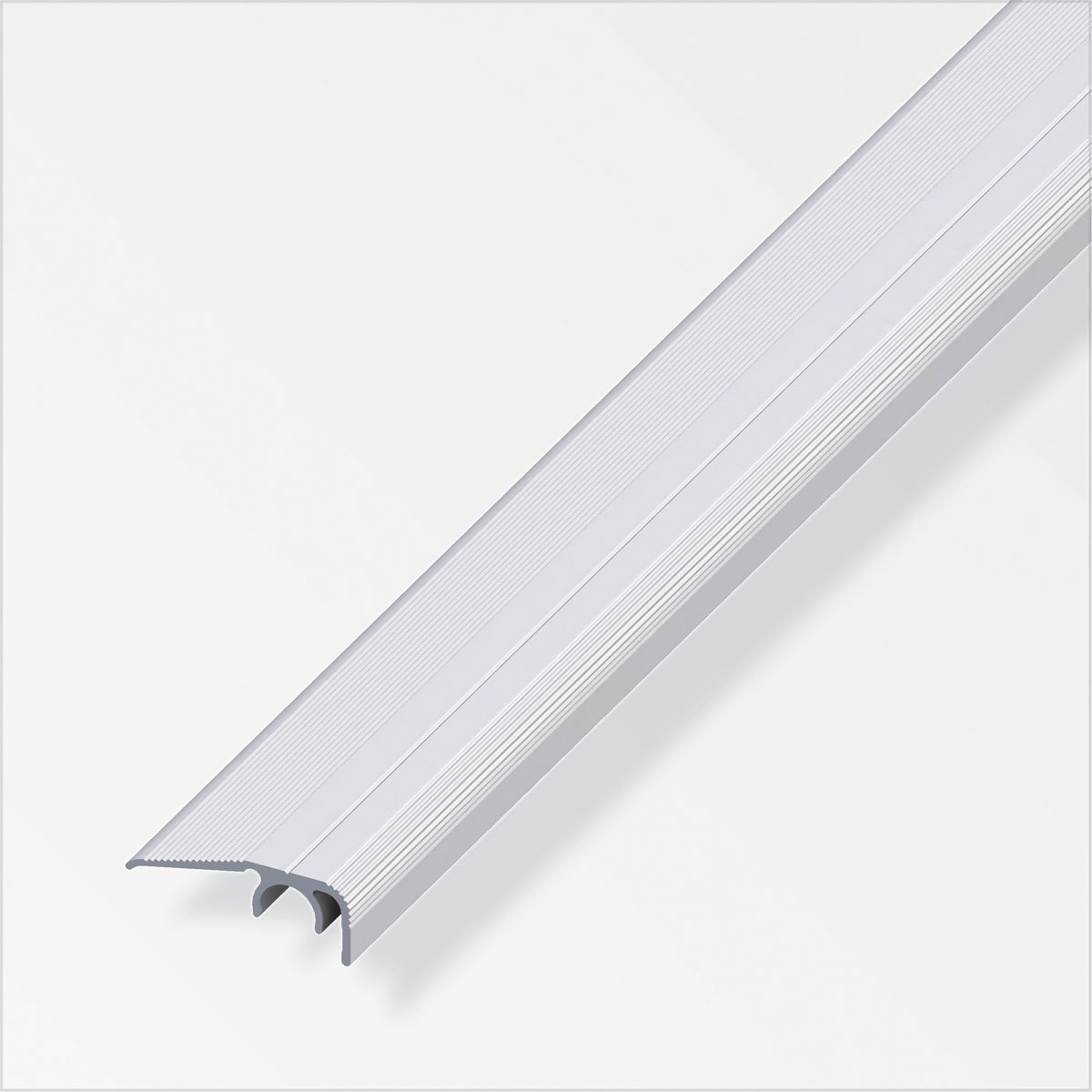 Alfer Abschluss-Profil Clipstech 32 x 12,5 mm 1m silber Bild 1