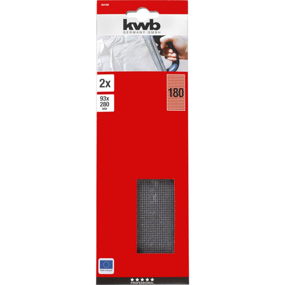 kwb  Gitterleinen Spachtel und Gipskarton 93 x 280 mm Bild 2