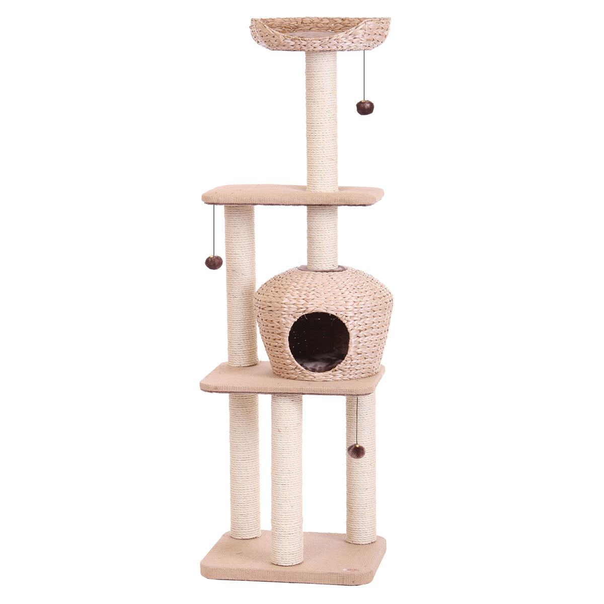 Nobby Kratzbaum Nanuk 50 x 40 x 156 cm hellbraun