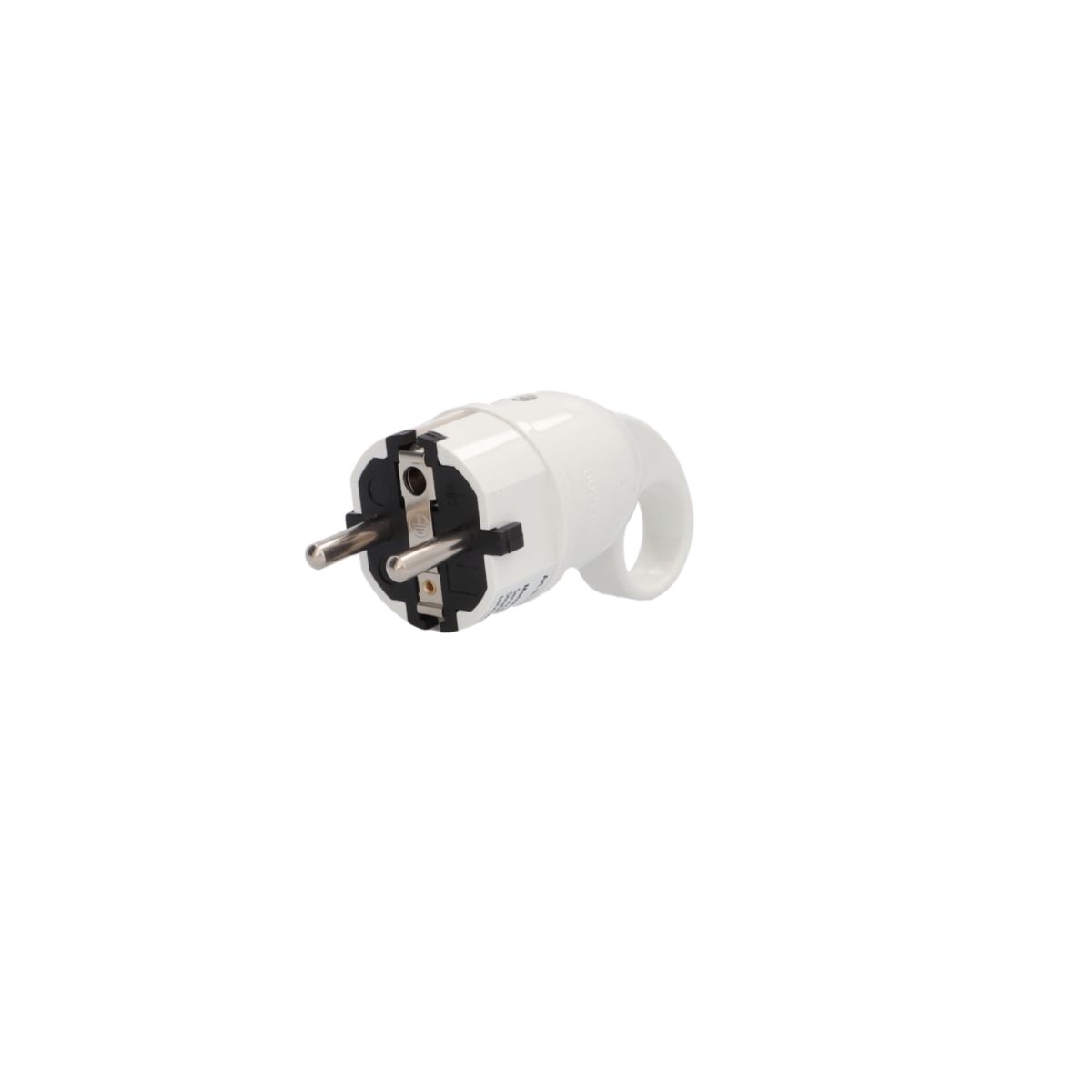 Unitec SK-Stecker mit Ausziehhilfe weiß