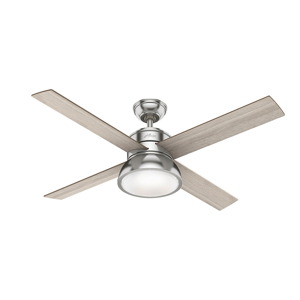 Hunter Fan Hunter Deckenenventilator Loki 132 cm Nickel gebürstet Bild 1
