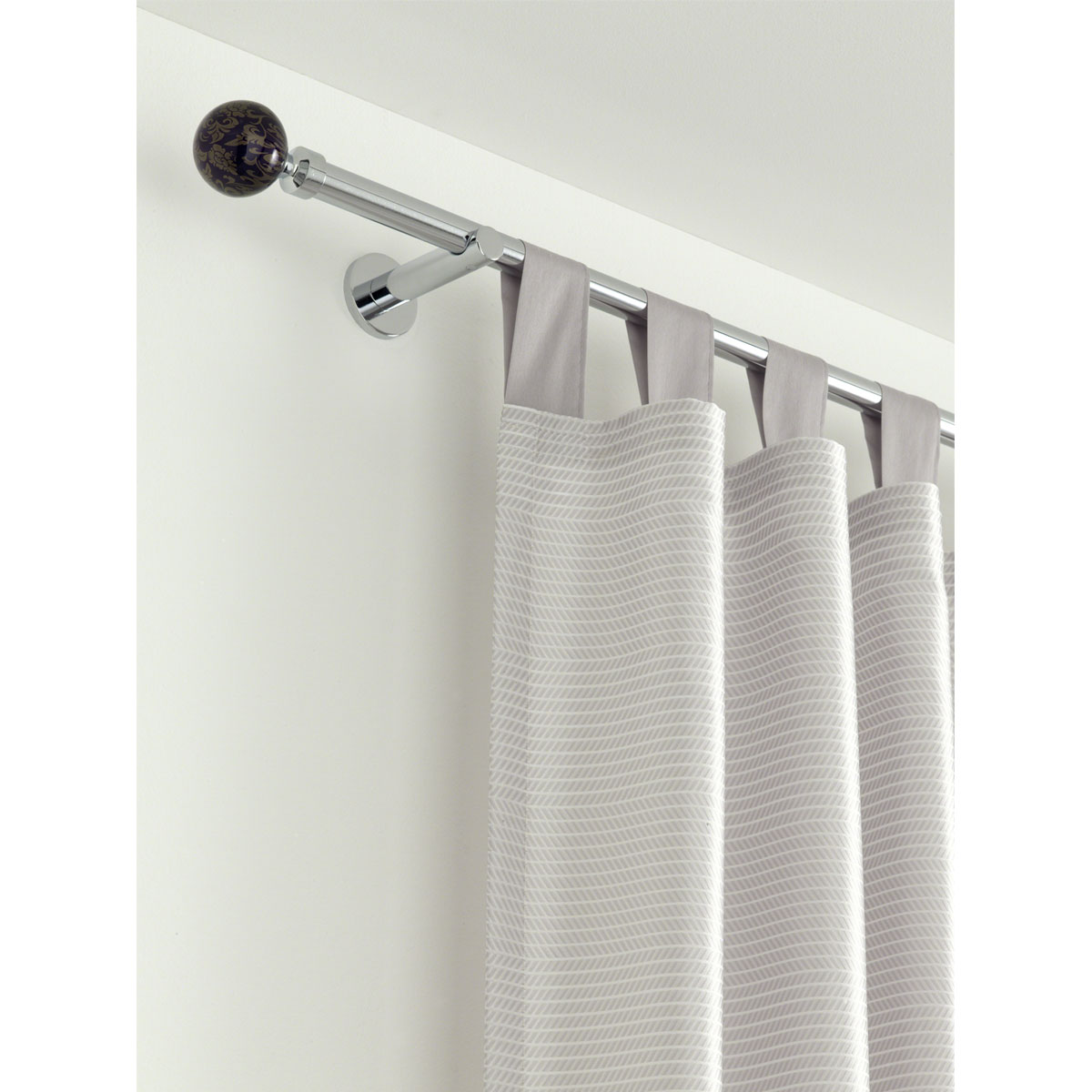 Gardinia Gardinenstange Chicago 160 cm Durchmesser 20 mm chrom Bild 6